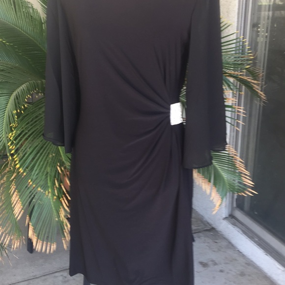 HOST PICK  PARTY DRESS Pretty Flutter sleeves Embellish - Picture 5 of 8